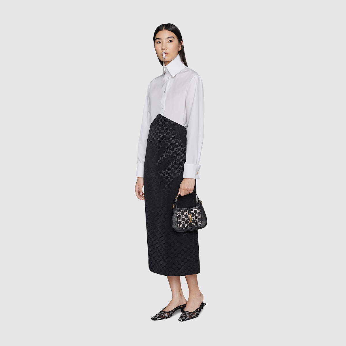 gucci mini crystal gg lizard bag