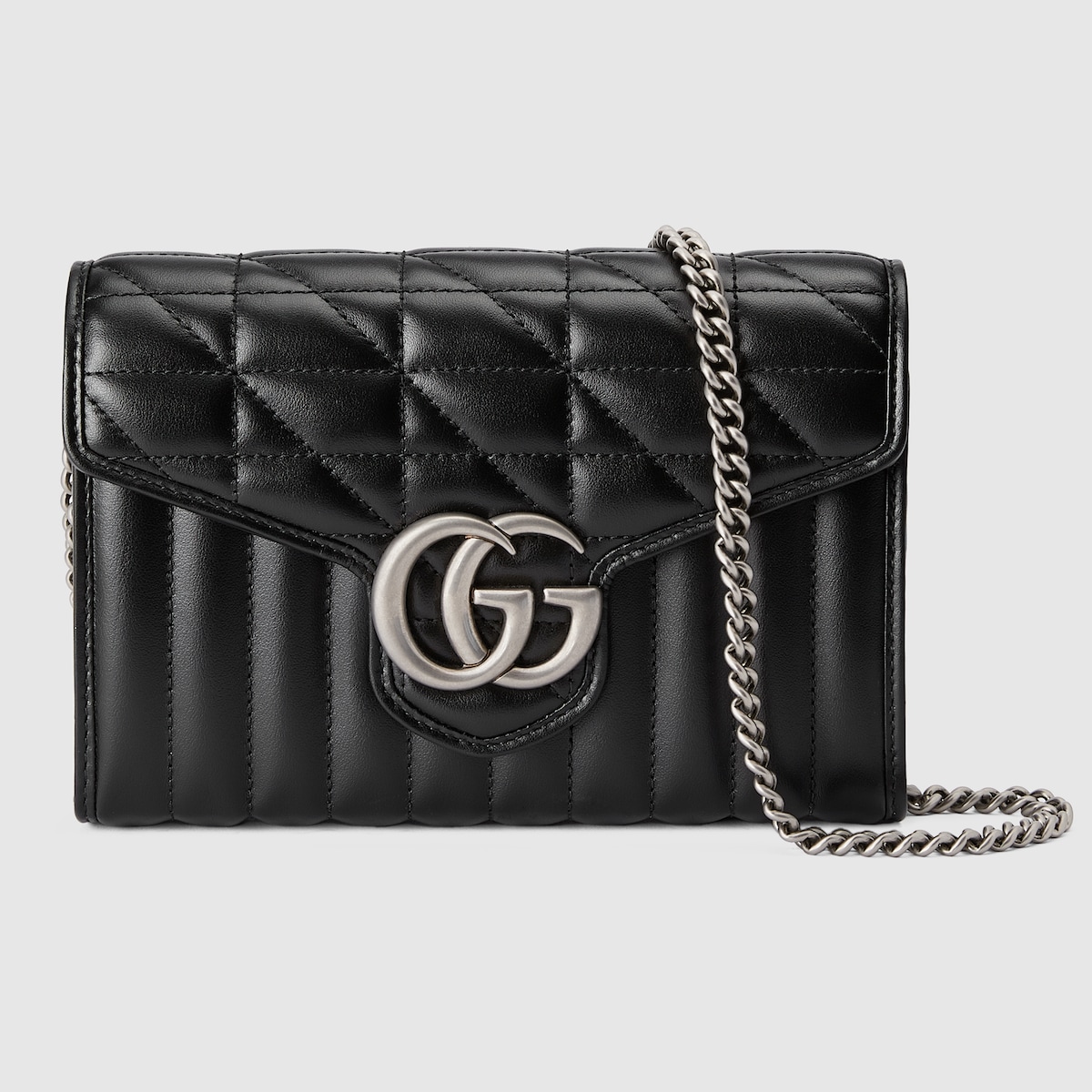 GG Marmont mini bag in black leather | GUCCI® US