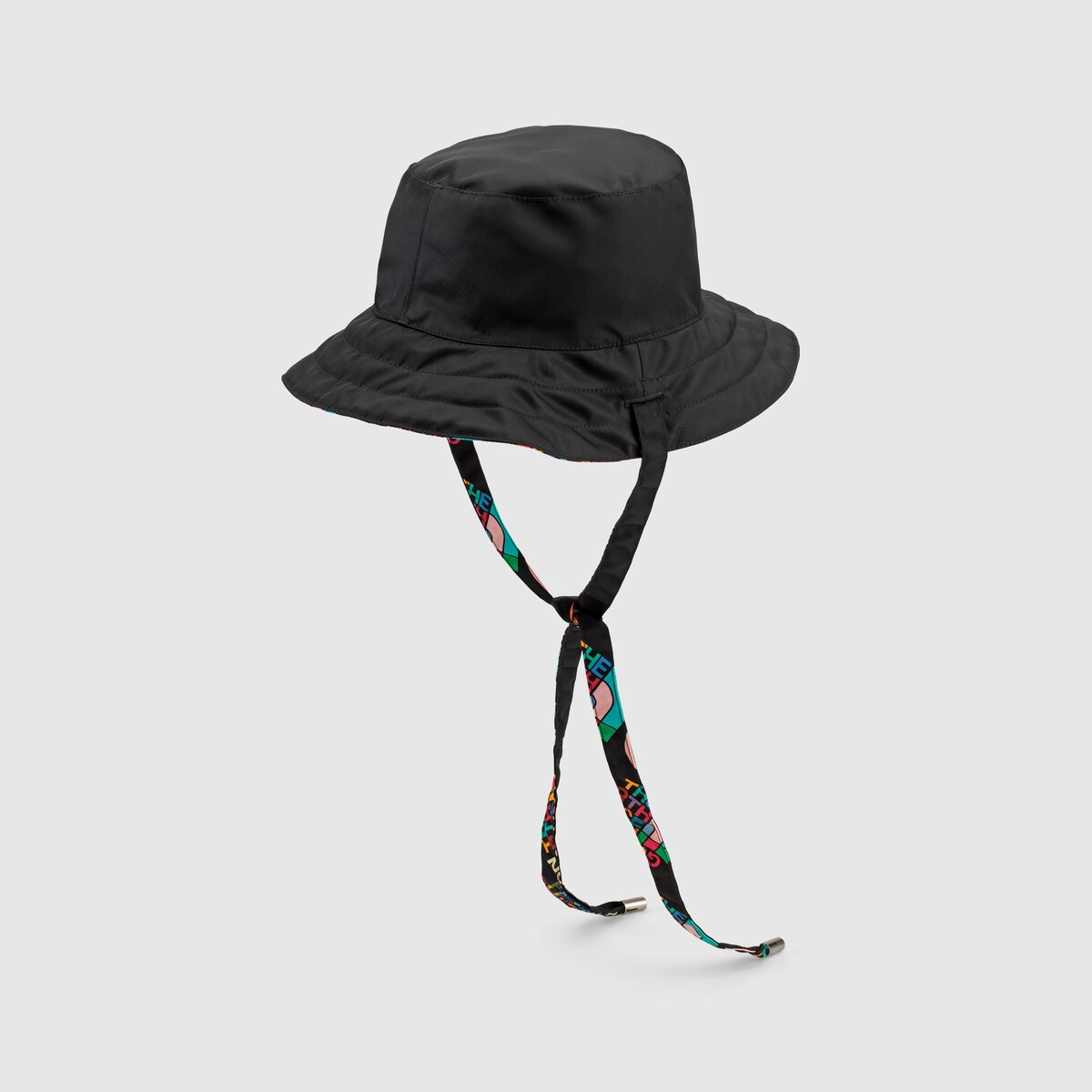 The North Face x Gucci reversible bucket hat in black | GUCCI® US