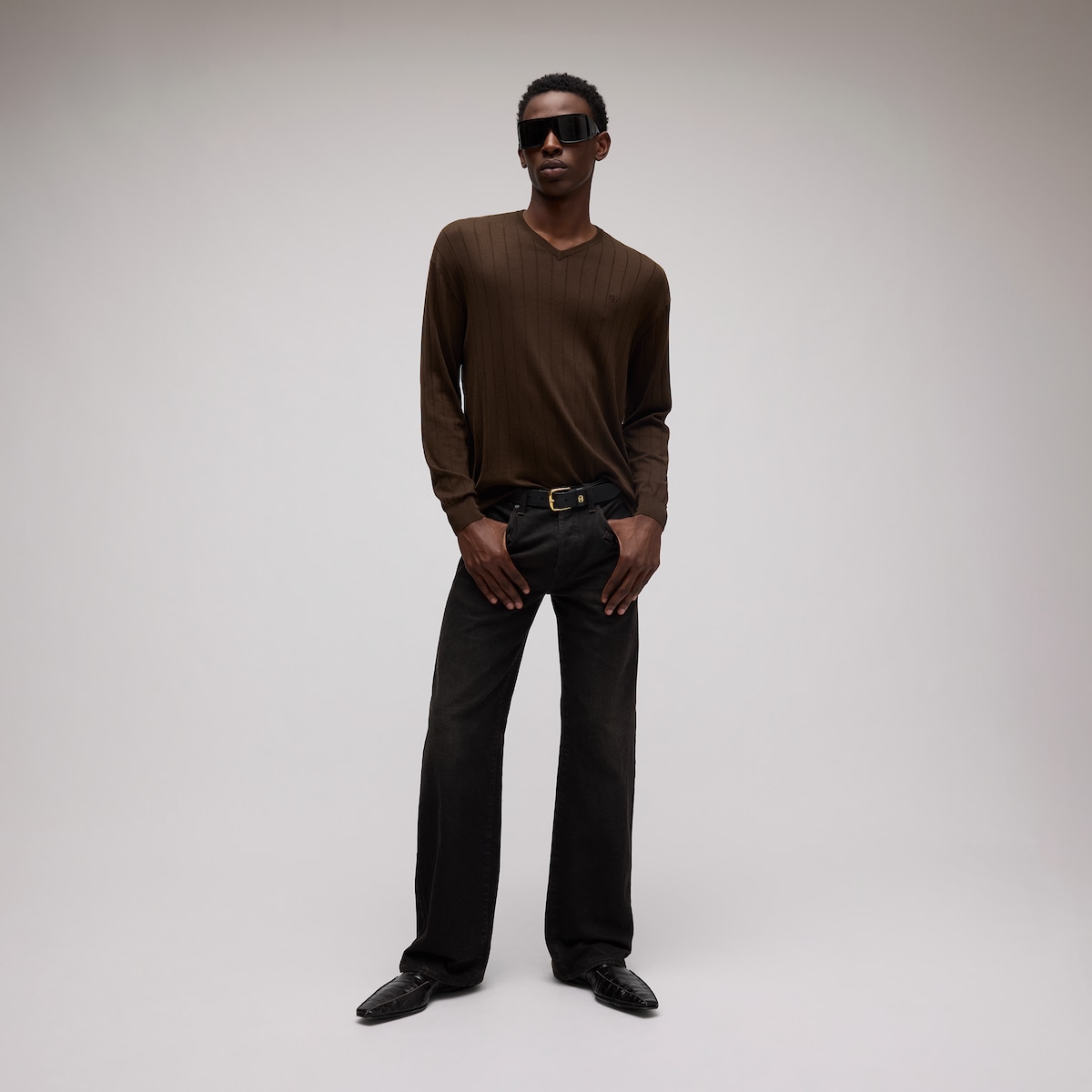 Belt with Interlocking G detail in black Supreme - thumbnail 8