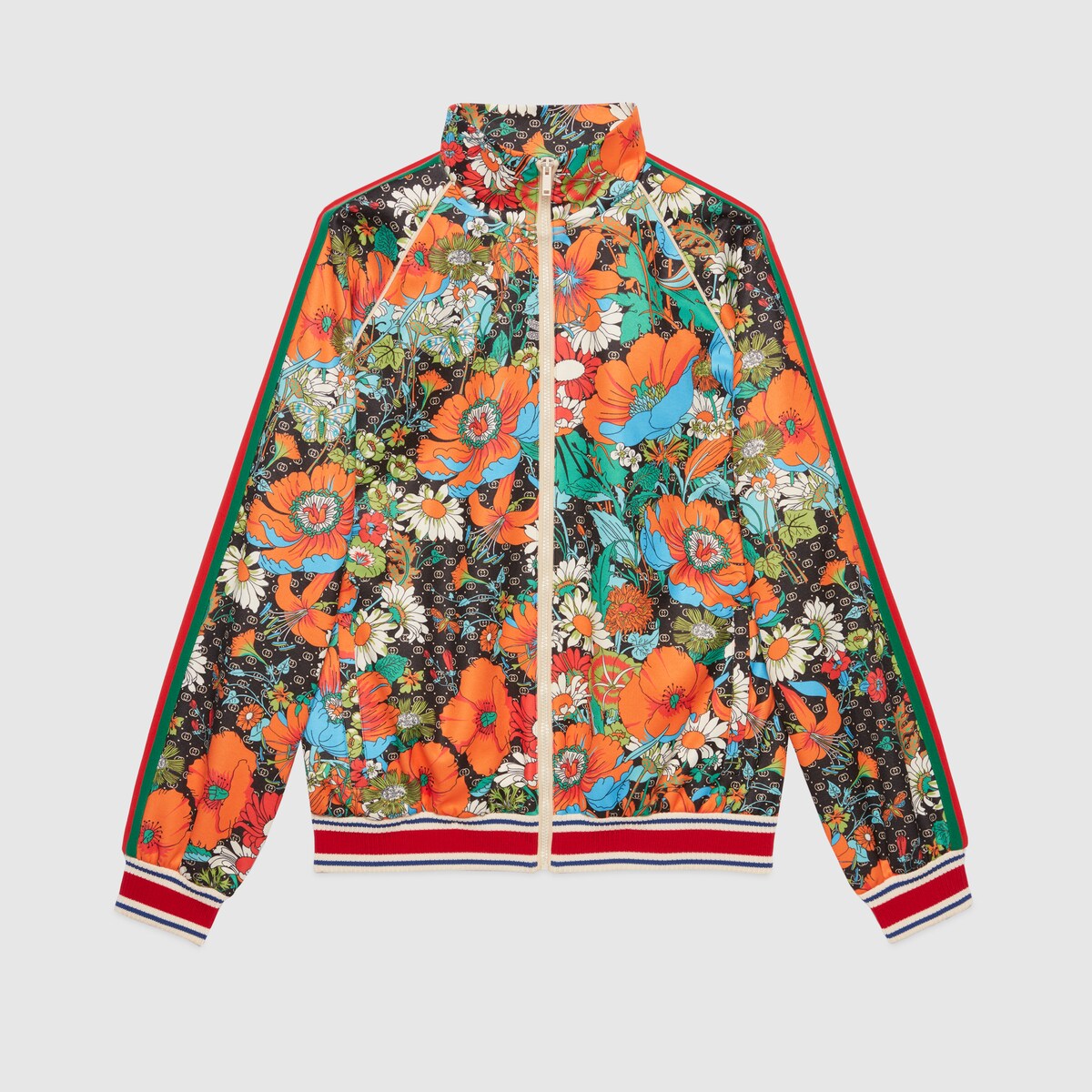 Gucci floral sales jacket womens