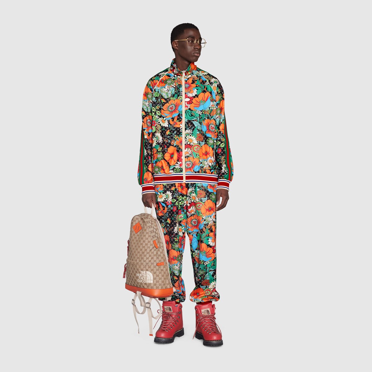 Gucci flower deals coat