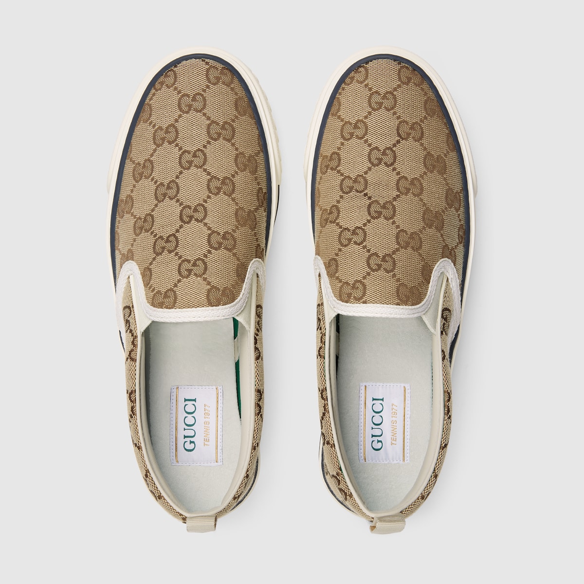 Tenis slip on clearance gucci