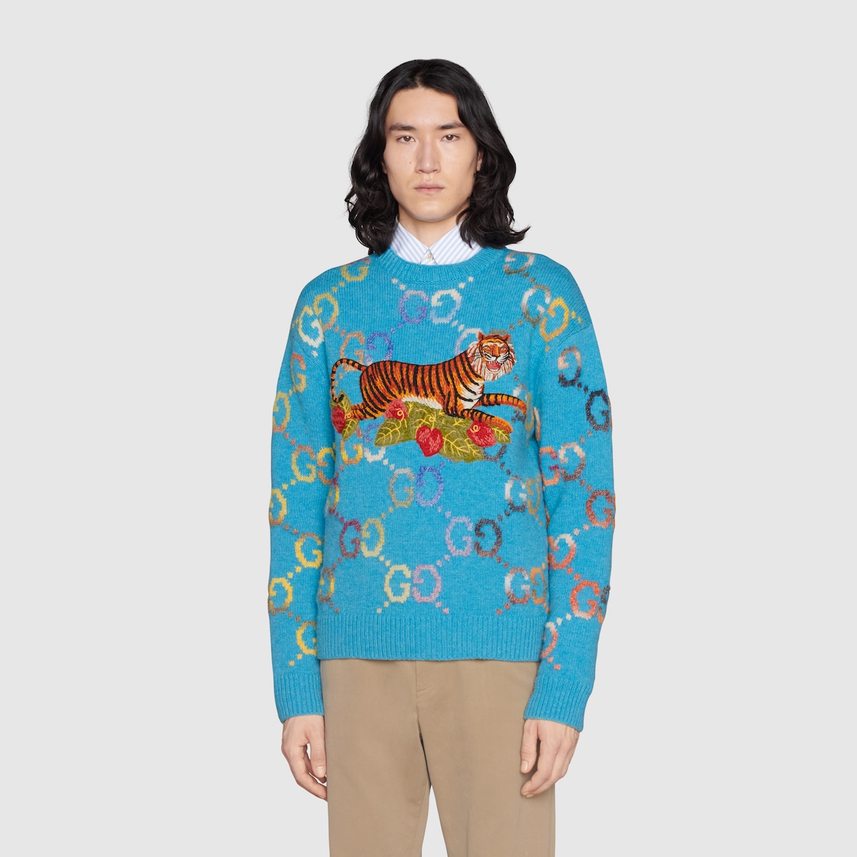 Gucci jaguar sweater best sale