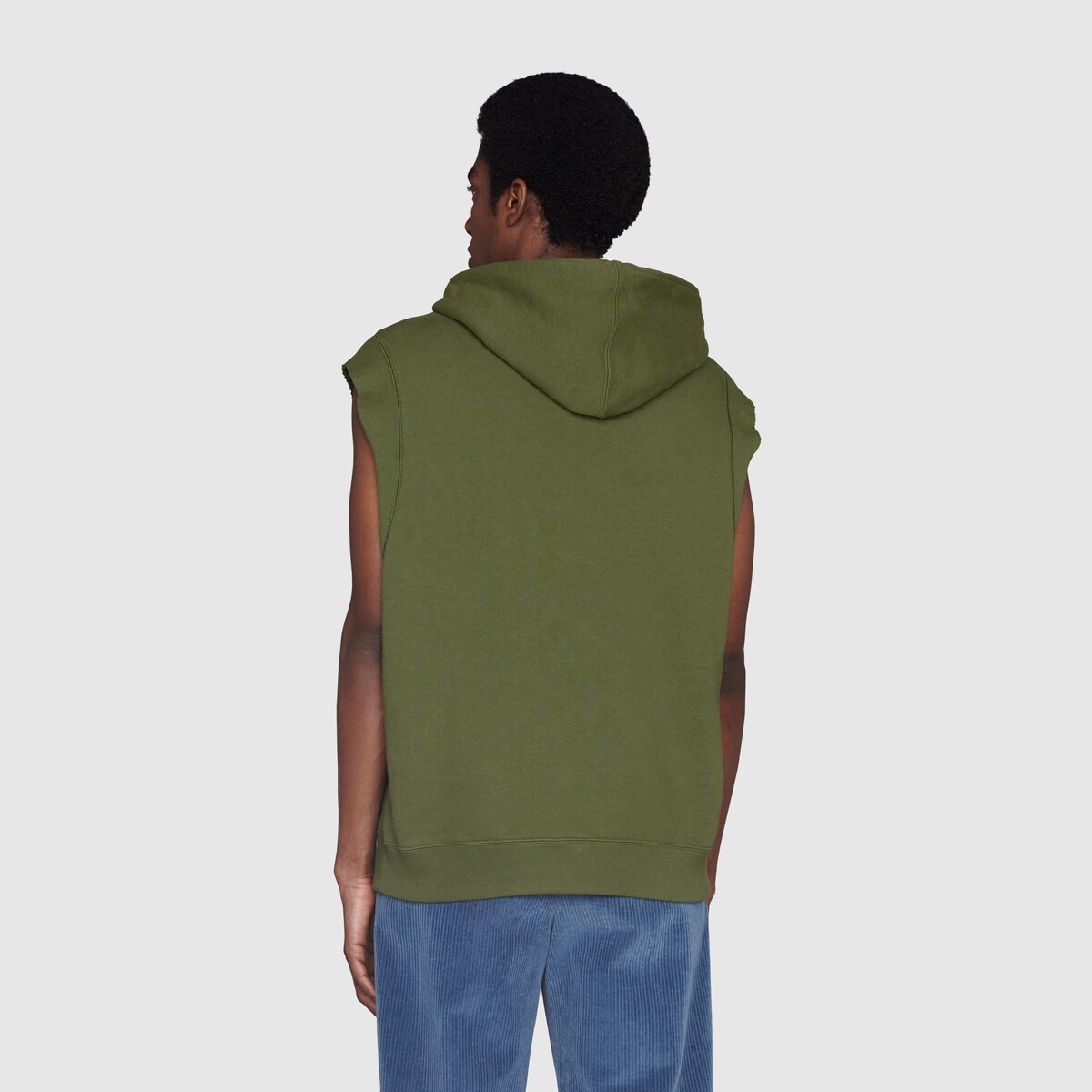 Gucci sleeveless hoodie 2025