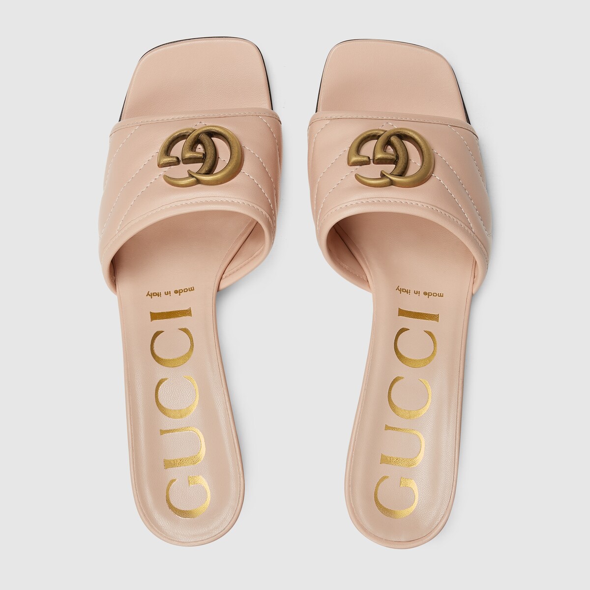Sandalias gucci rosas best sale