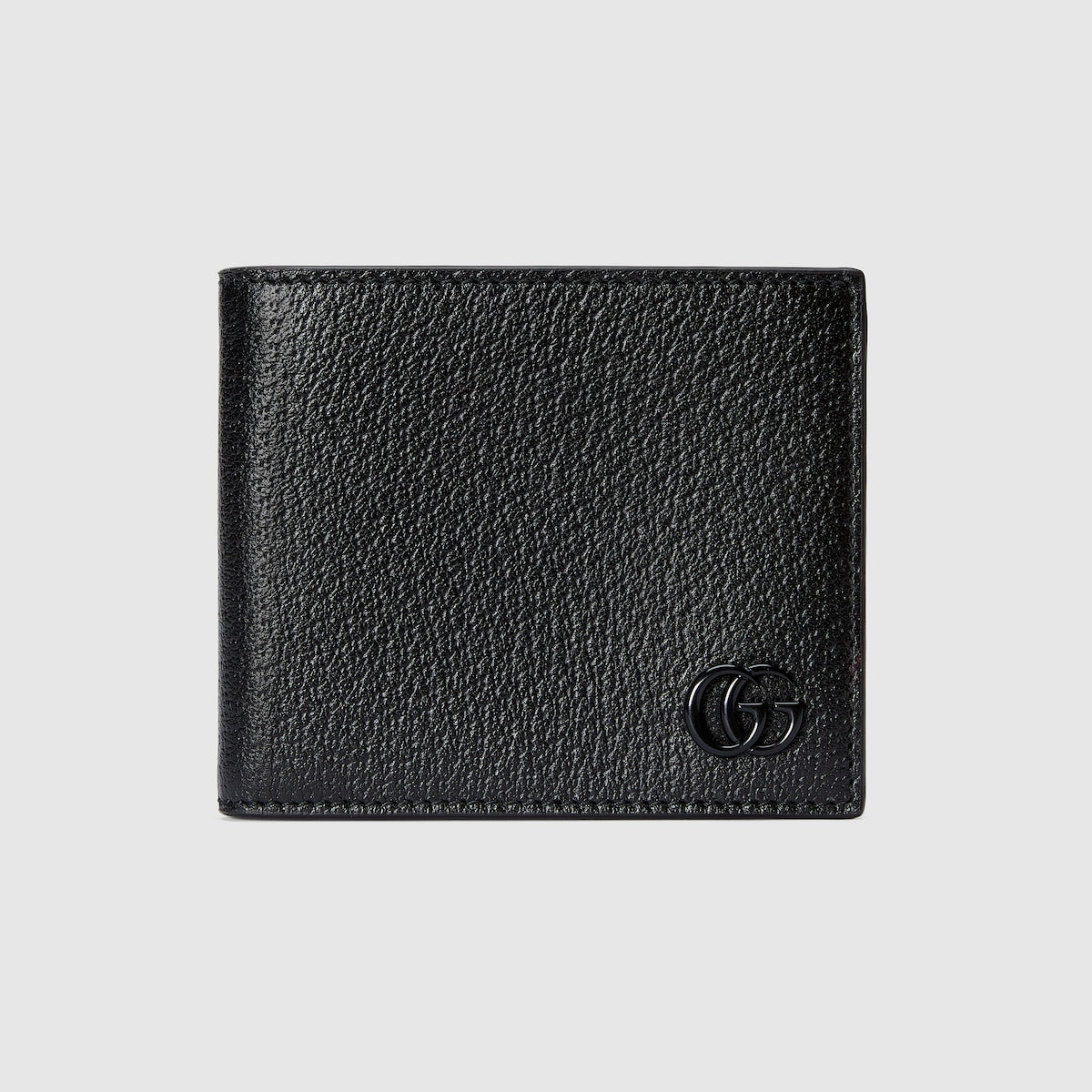 Gucci Black outlets Pebbled Leather Wallet