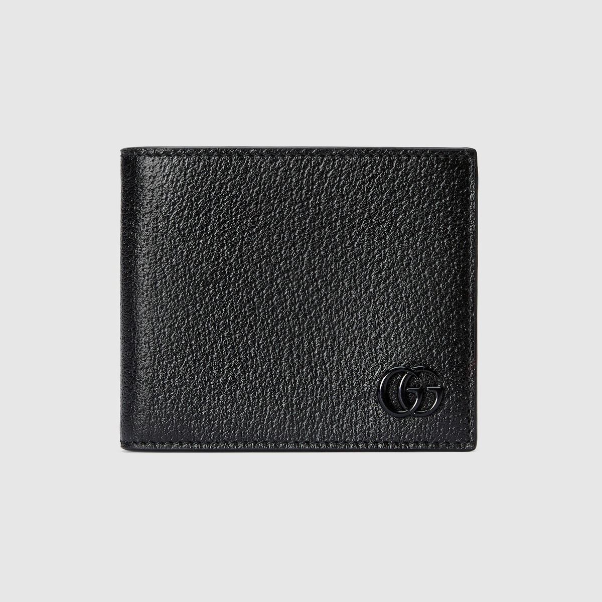 GG Marmont bi-fold card case wallet in black leather | GUCCI® US
