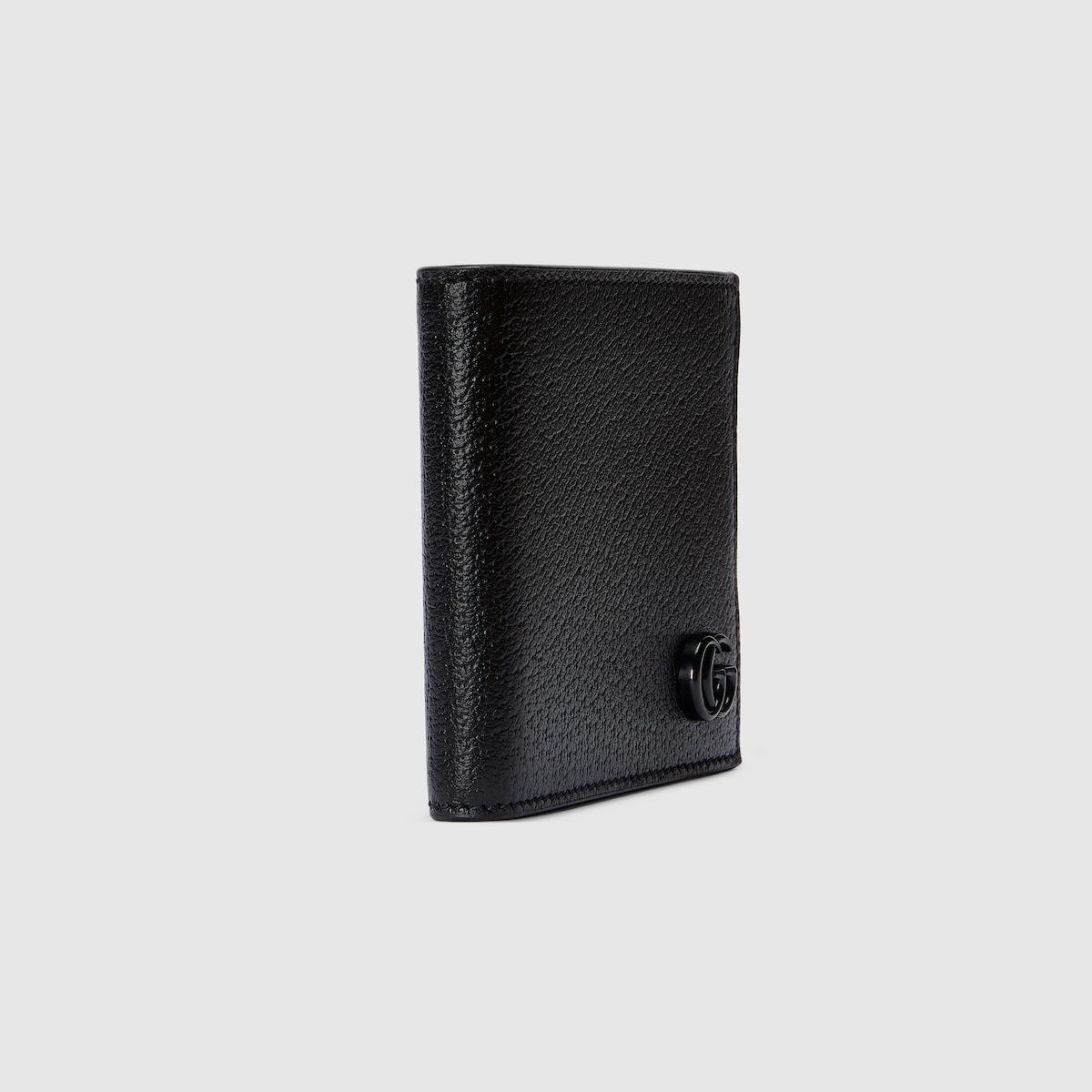 GG Marmont bi-fold card case wallet in black leather | GUCCI® US