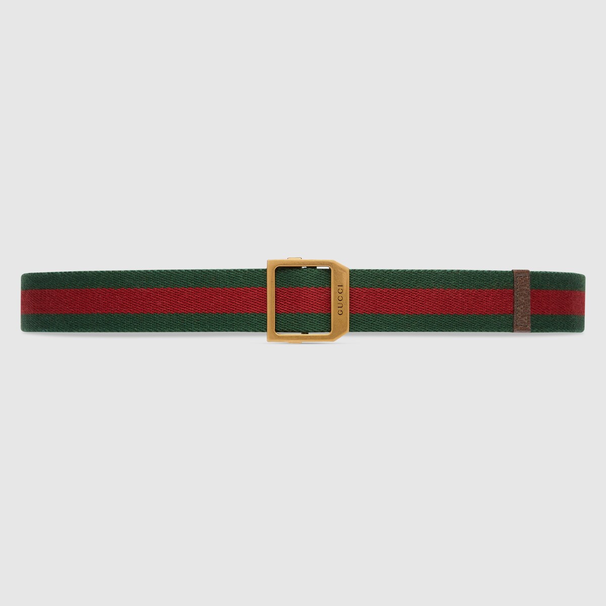 Gucci belt white 2024 red and green