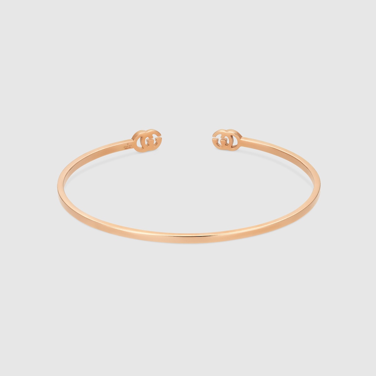 QA ®غوتشي ‎GG Running 18k cuff bracelet in 18k rose gold