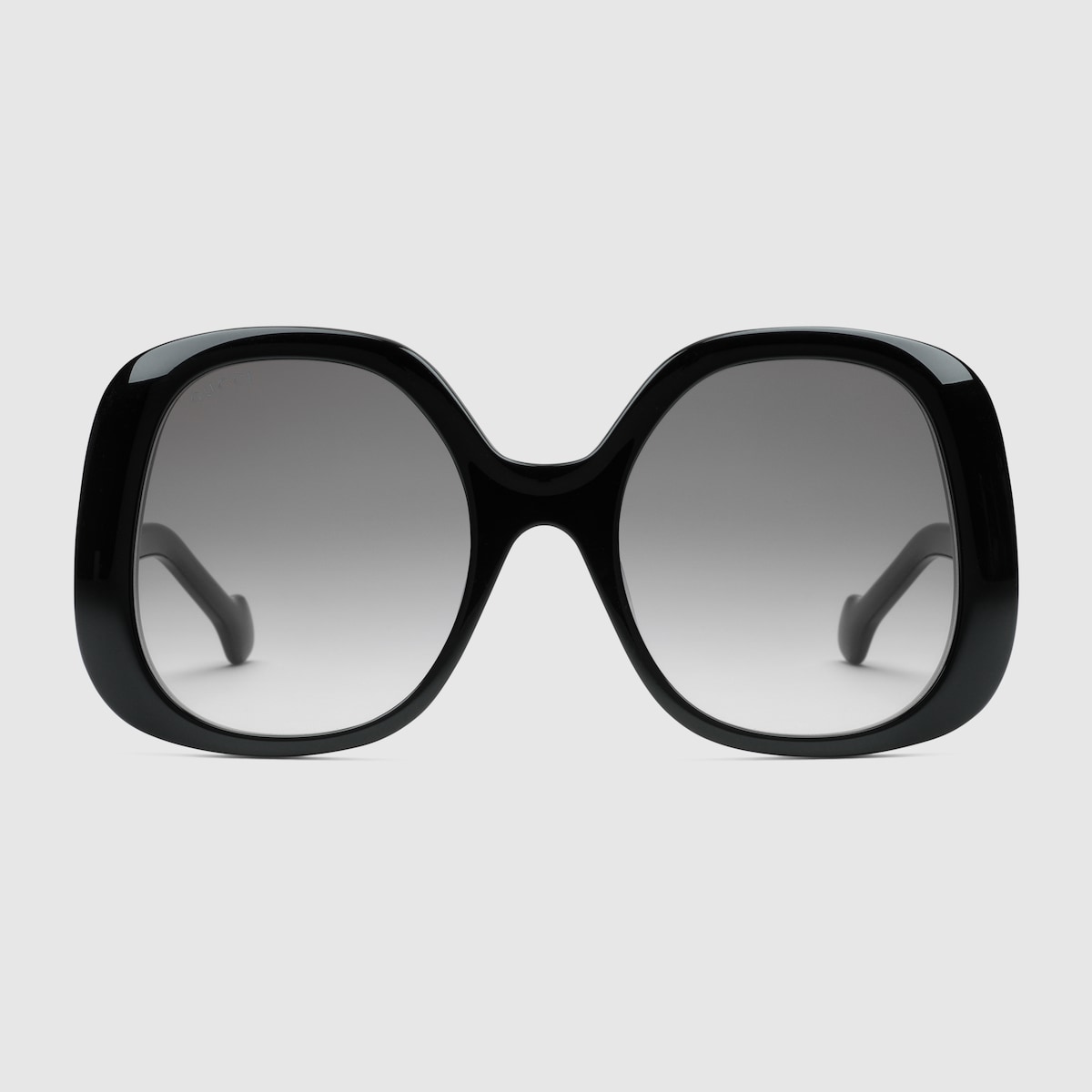サングラス GUCCI OVAL BLACK SUNGLASSES Oval-frame sunglasses in black acetate | GUCCI® US