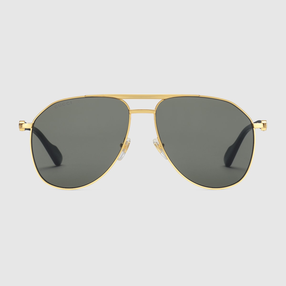 Gucci gold on sale aviator glasses