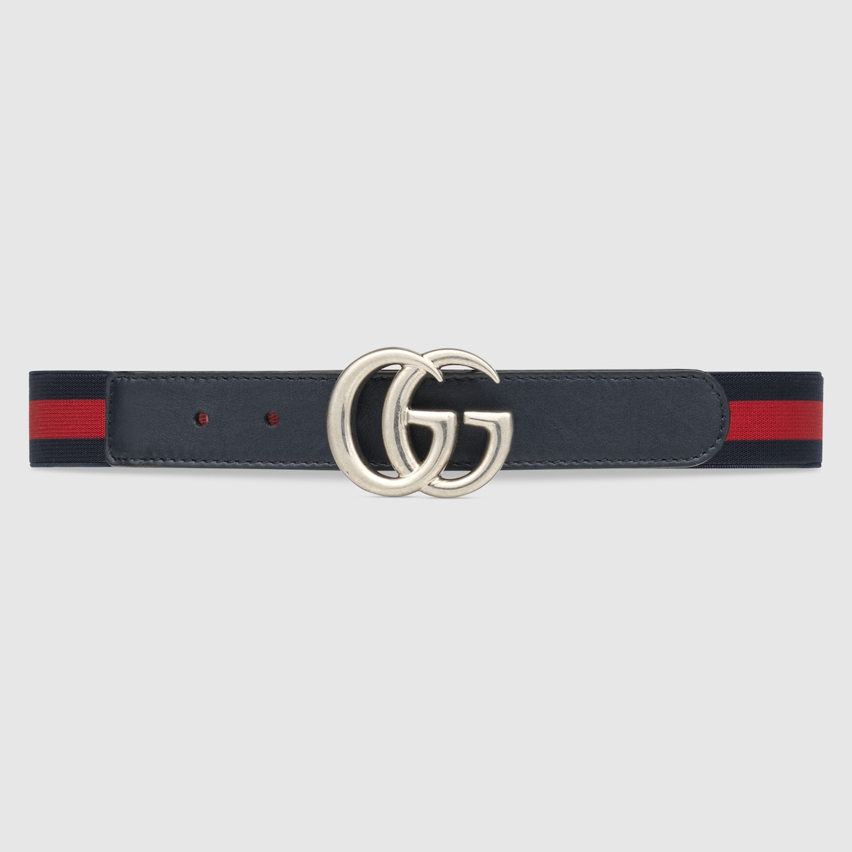 Children's elastic Web belt in green and red Web - thumbnail 5