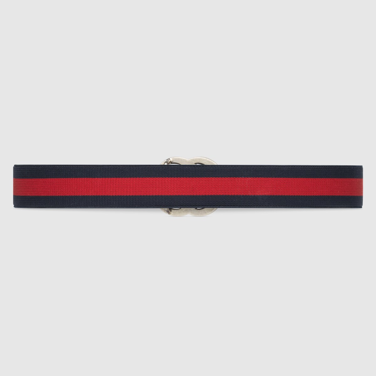 Children's elastic Web belt in green and red Web - thumbnail 3