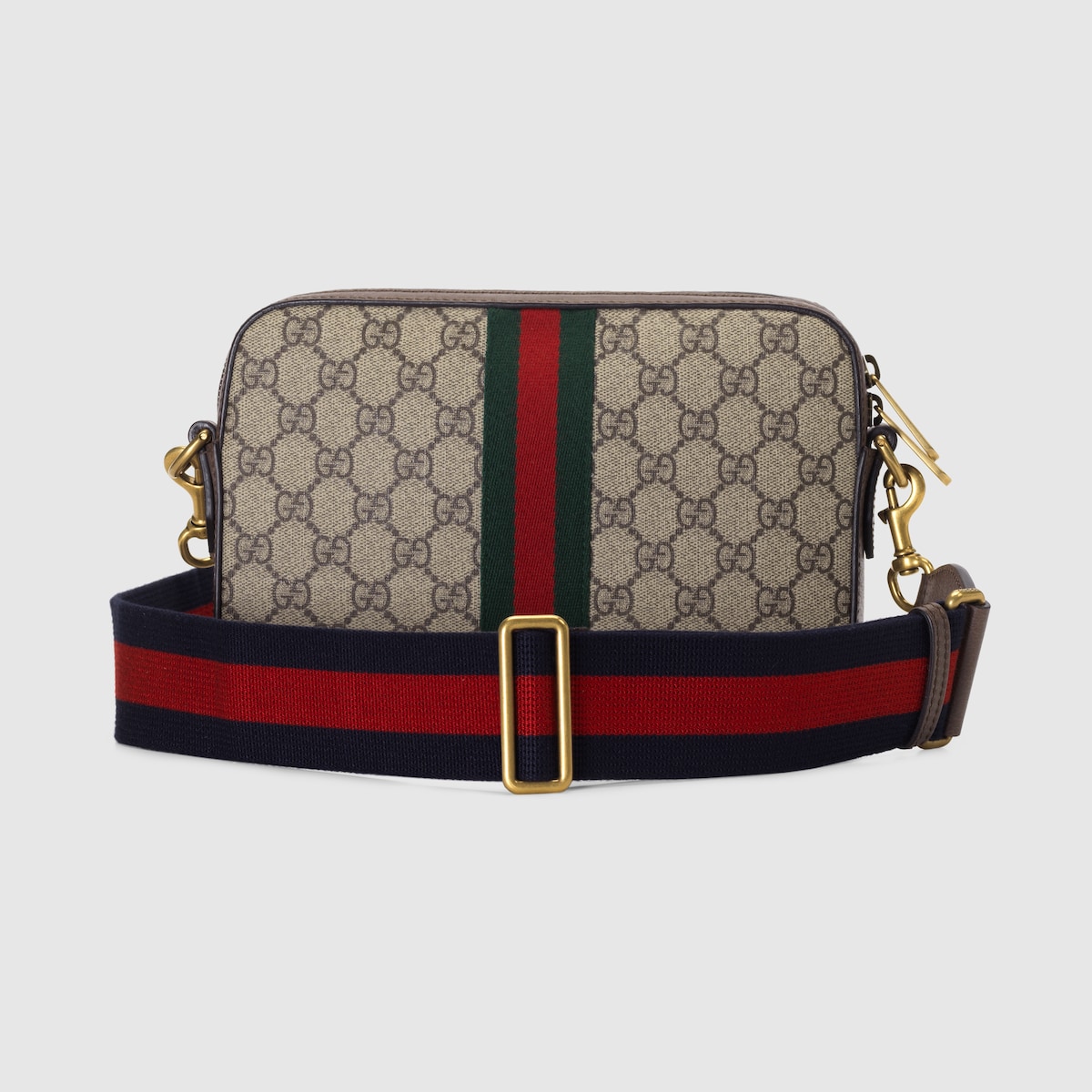 Ophidia small crossbody bag in beige and ebony GG Supreme | GUCCI® US