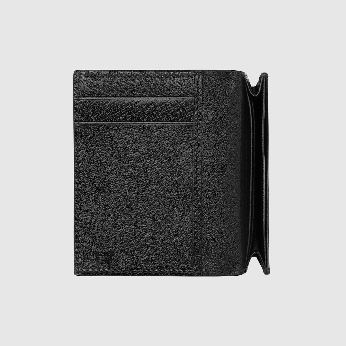 GG Marmont leather card case in black leather | GUCCI® US