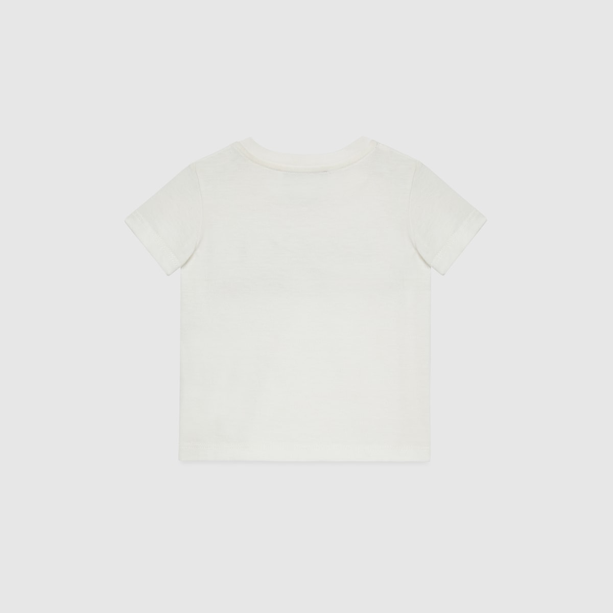 White Cotton Baby T-Shirt With Vintage Gucci Logo - thumbnail 2