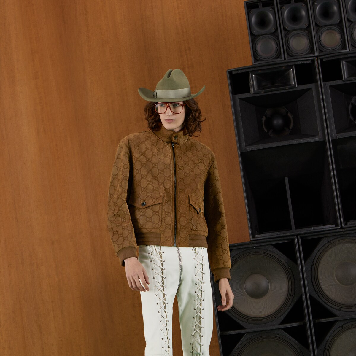 Gucci brown shop bomber jacket