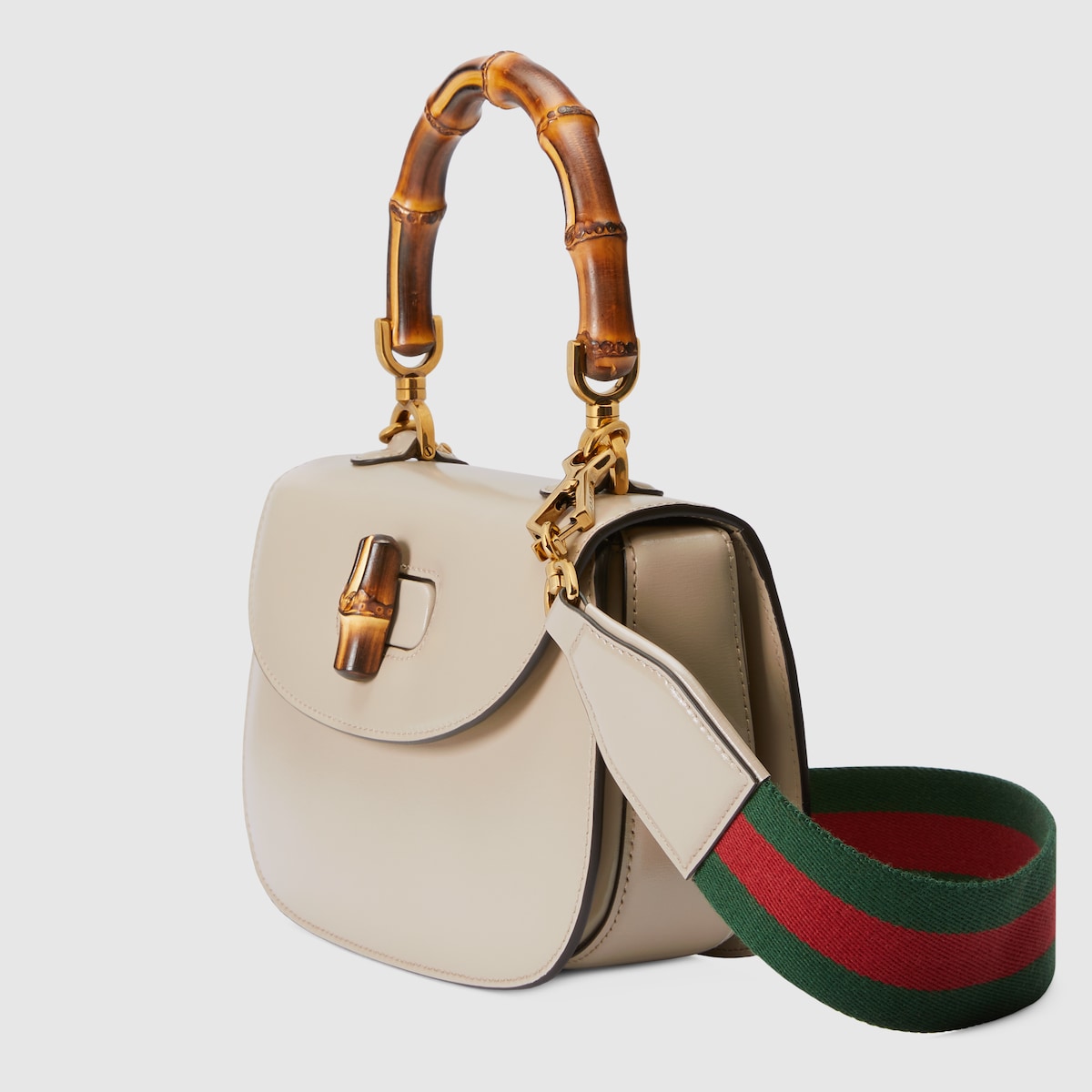 グッチ　GUCCI　ベージュ レザー バックパック バンブーハンドル グッチ(GUCCI) バンブー(bamboo) 中古 リュック・バックパック