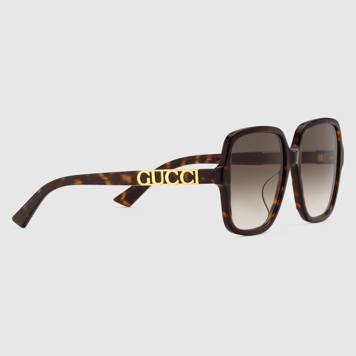 小物 Gucci sunglasses Low nose bridge fit rectangular sunglasses in dark