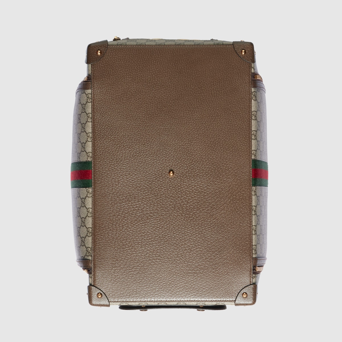 Small GG pet carrier with  in beige and ebony Supreme GUCCI® Canada