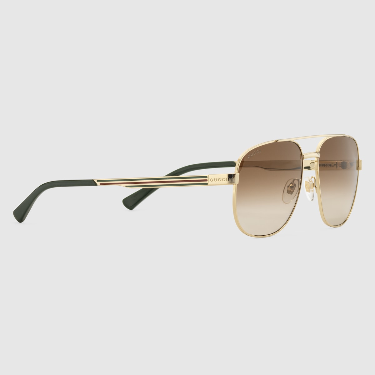 ナビゲーターフレーム サングラス ・ゴールドトーン メタル