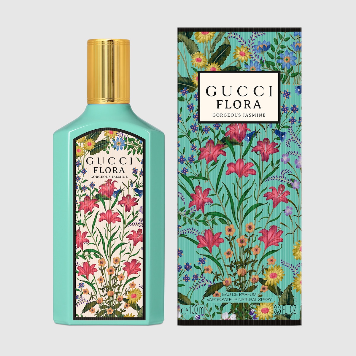 『3年保証』 Gucci de Eau in parfum de eau 100ml, Jasmine, Gorgeous Flora 香水(女性用)