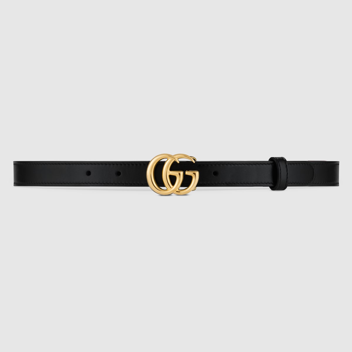 2024年激安 Marmont GG thin black in buckle shiny with belt leather 小物