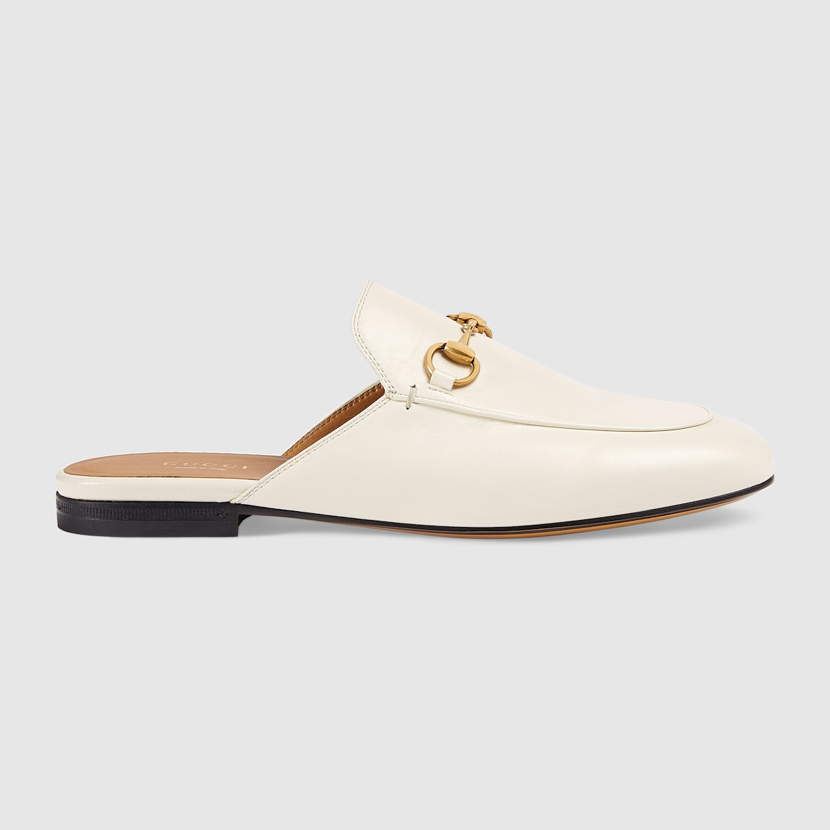 GUCCI Women s Princetown Slipper White Leather