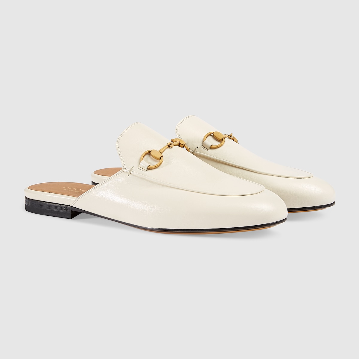 Gucci princetown white on sale