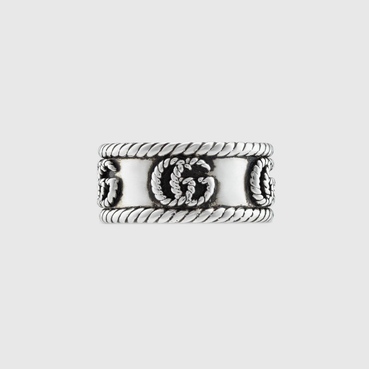 関税込】新作◇GUCCI グッチ◇ダブルG シルバー リング (GUCCI