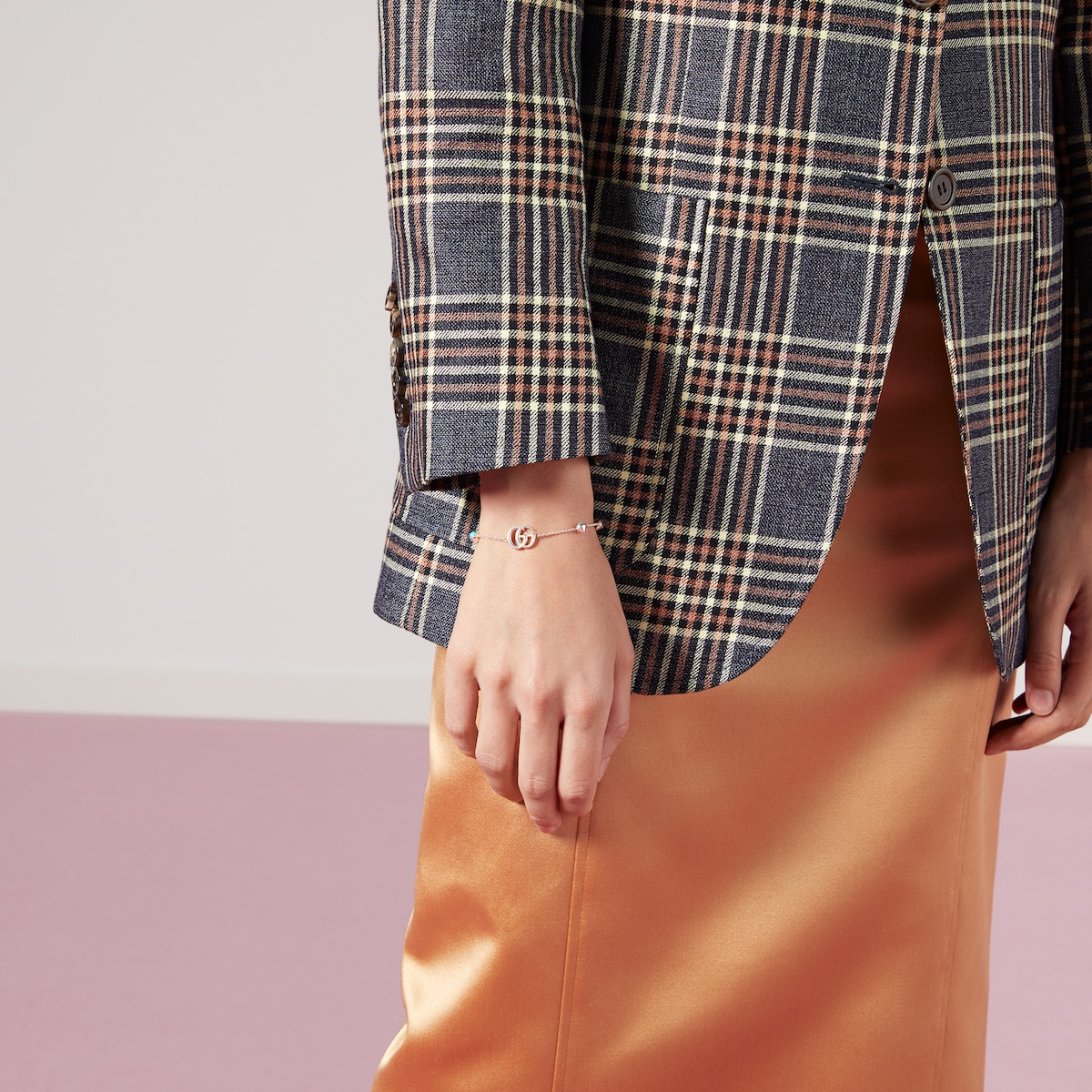 ダブルG マザー・オブ・パール ブレスレット ・スターリングシルバー