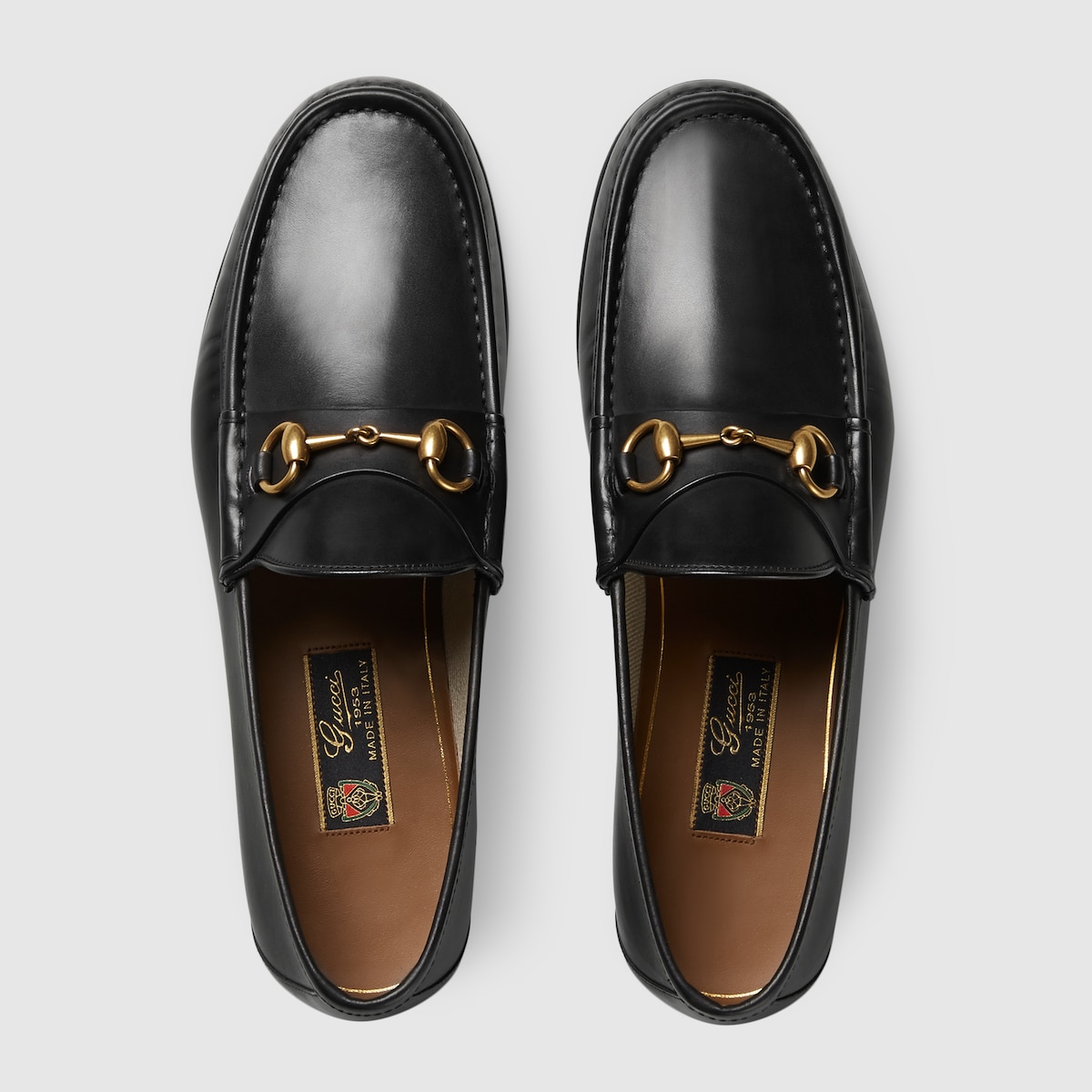 Horsebit 1953 Herrenloafer in schwarzes Leder GUCCI CH