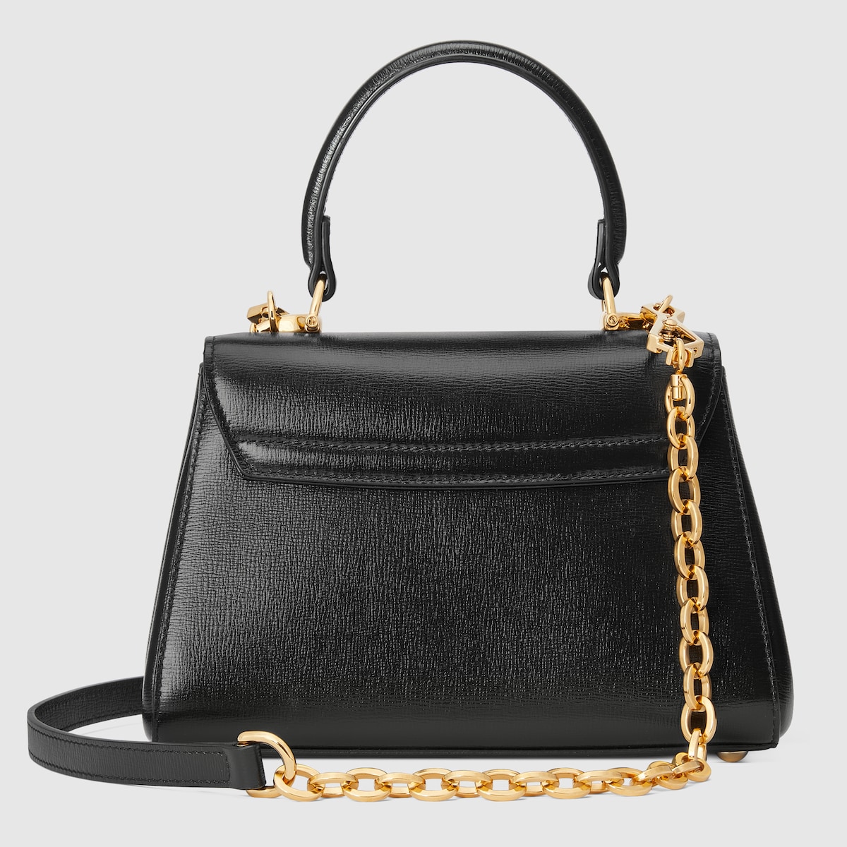 Gucci Horsebit 1955 mini top handle bag in black leather | GUCCI® US
