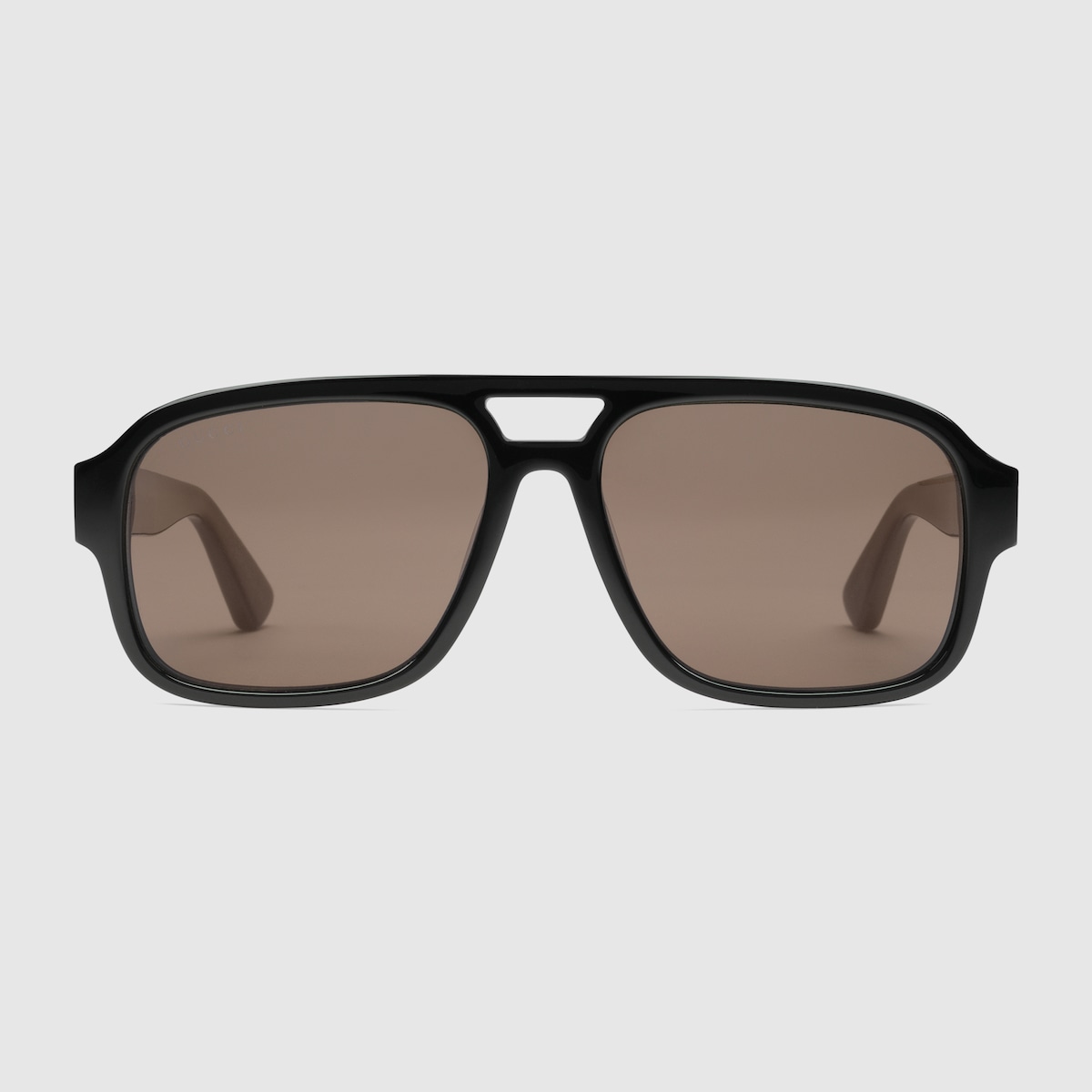 Navigator frame sunglasses in light ruthenium metal - thumbnail 6