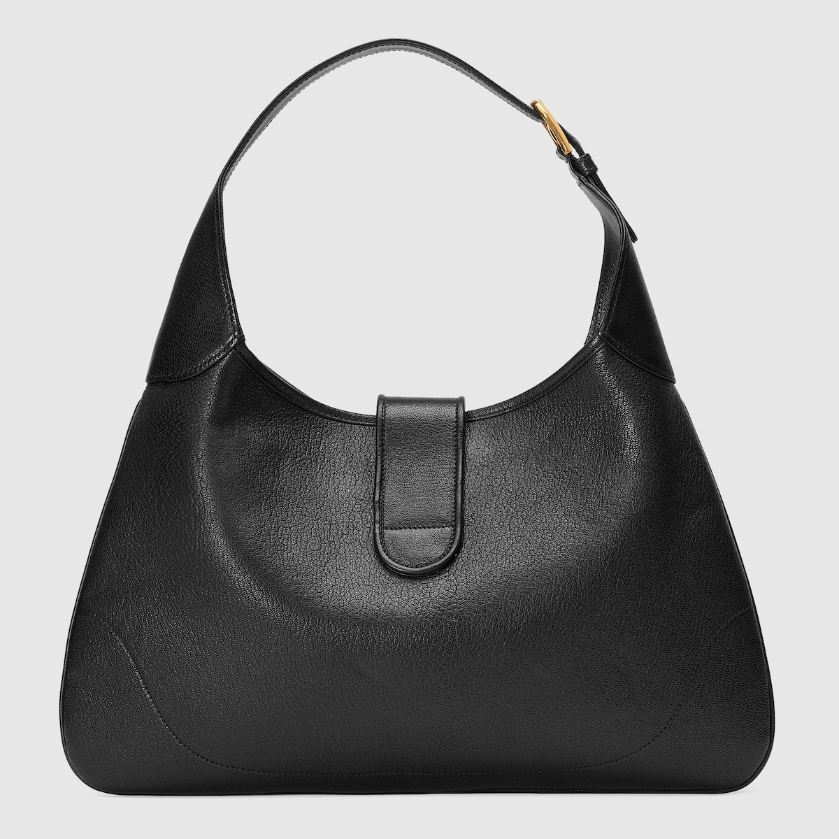Mittelgroße Aphrodite Schultertasche in schwarzes Leder | GUCCI® DE