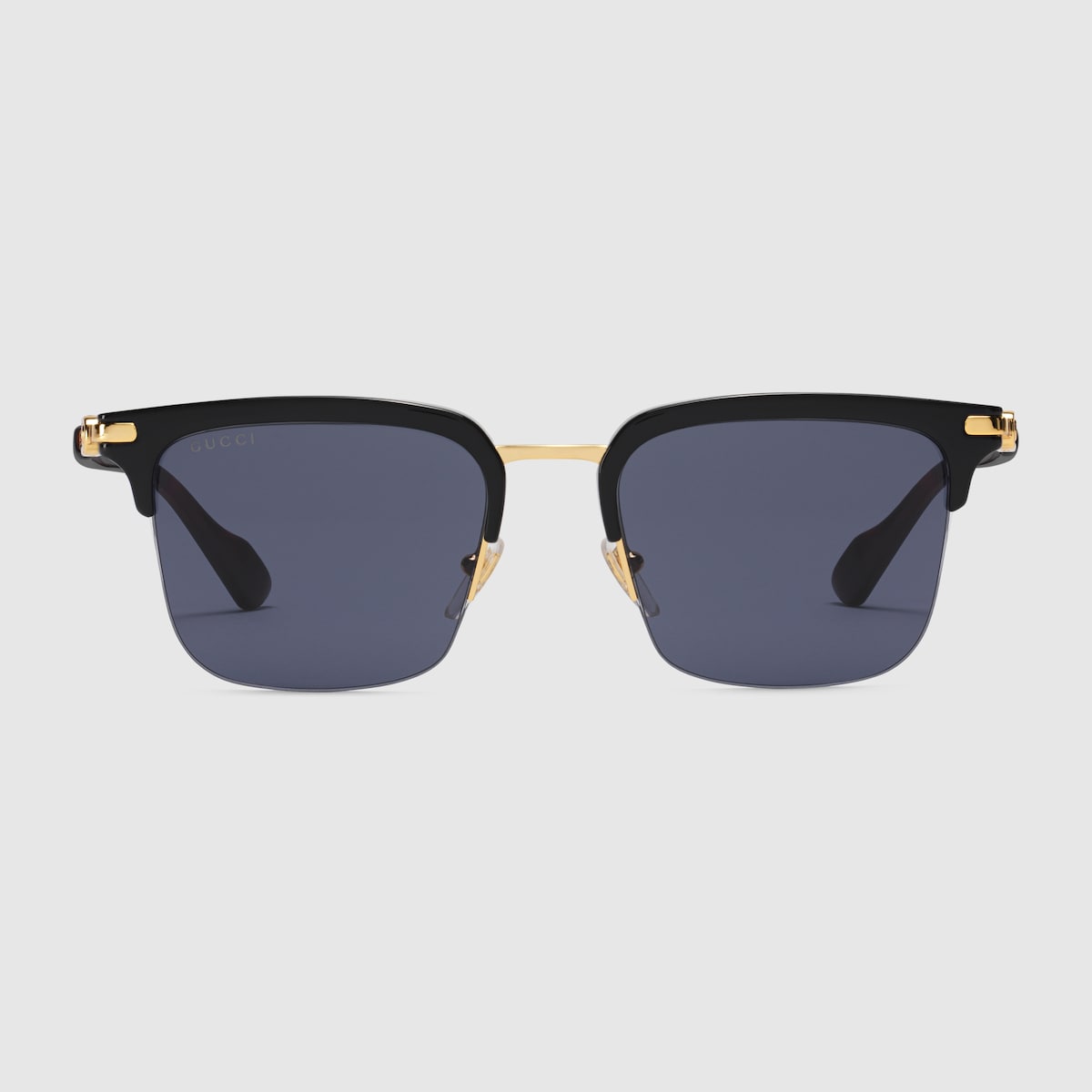 Ⓥグッチ　サングラス Rectangular frame sunglasses in yellow | GUCCI® US