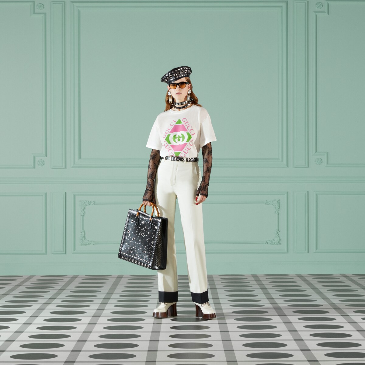 Gucci off outlet white vintage
