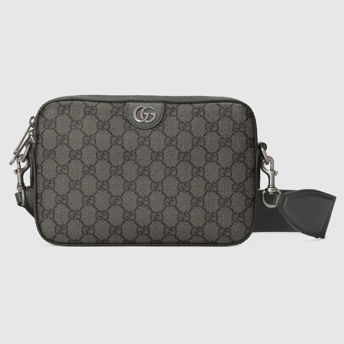 ショルダーバッグ GUCCI BLACK LEATHER SMALL CROSSBODY BAG Ophidia small crossbody bag in blue and black Supreme