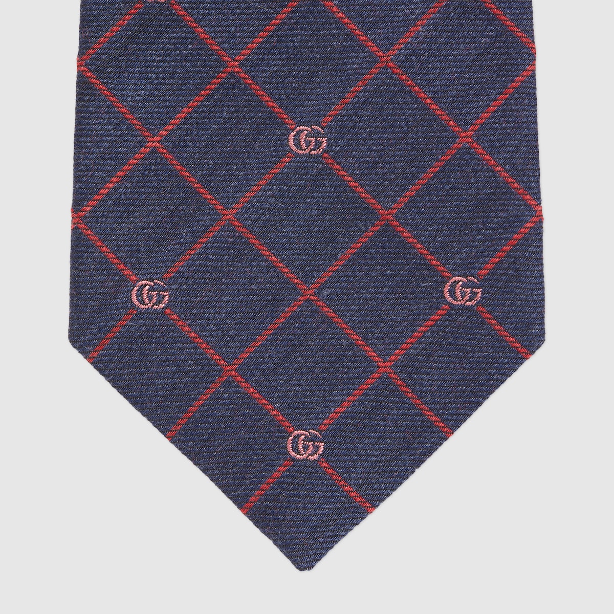 アクセサリーその他 GUCCI GG JACQUARD SILK TIE GG silk jacquard tie in dark blue and green | GUCCI® US