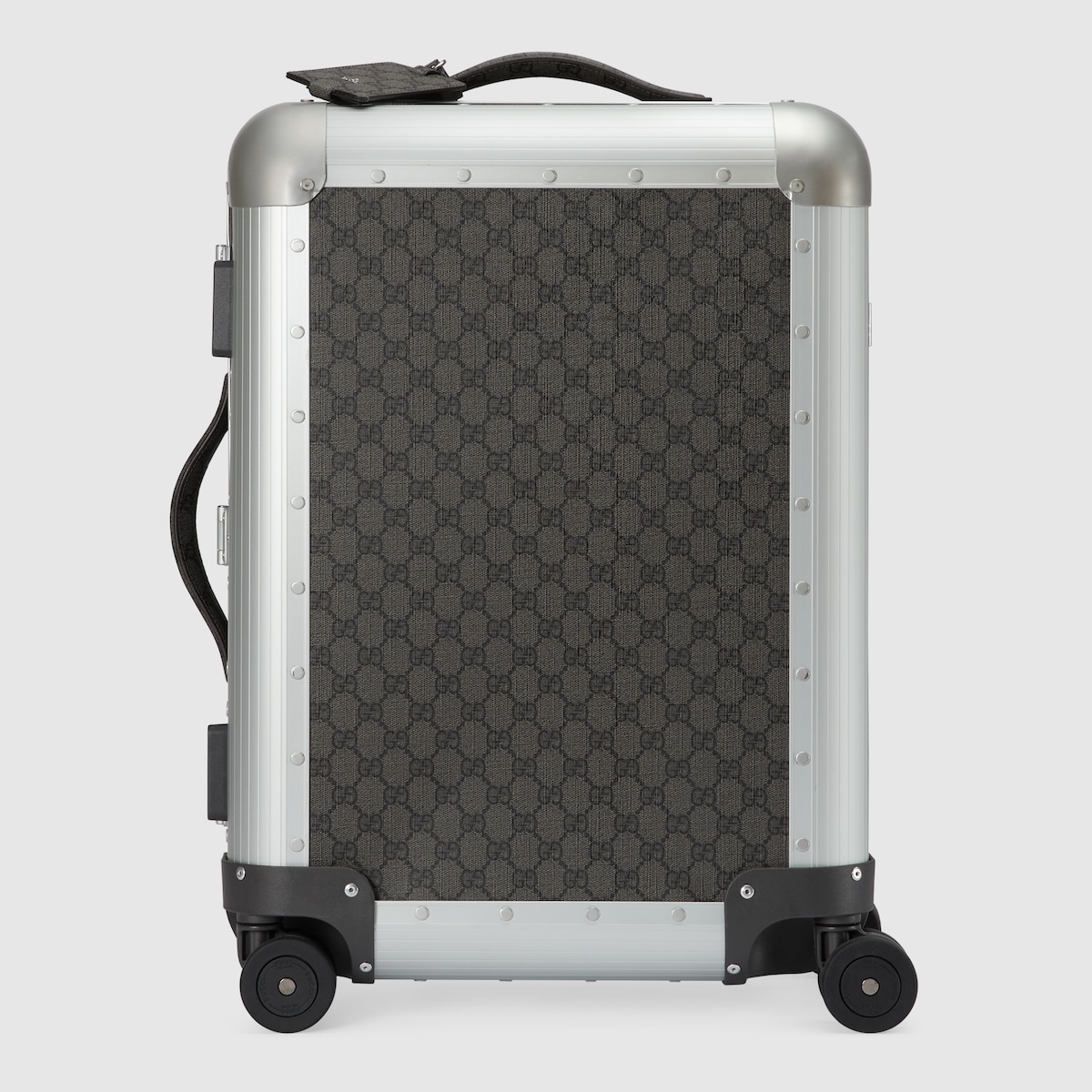 Gucci Porter cabin plus trolley in grey GG Supreme canvas | GUCCI® US