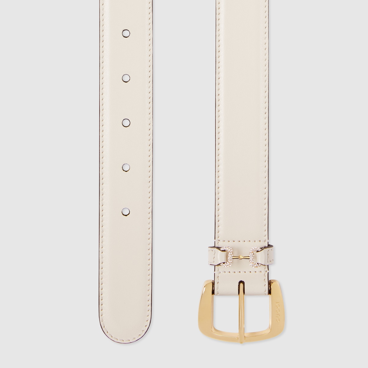 Gucci cream belt on sale