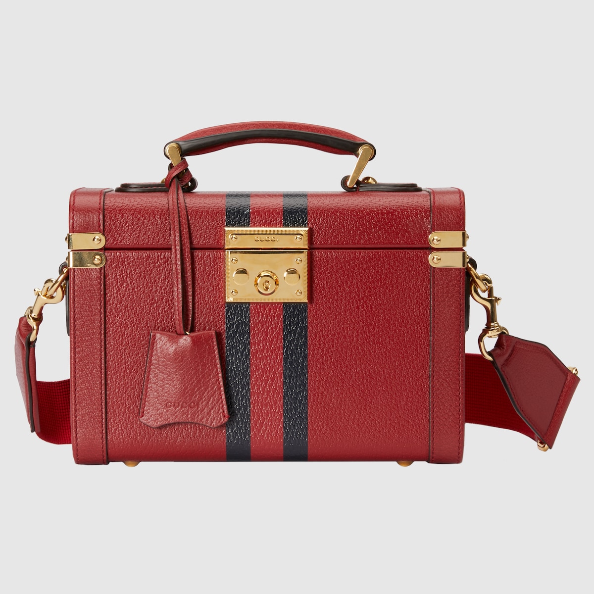 Gucci Savoy〕ビューティーケース ・レッド レザー | GUCCI公式