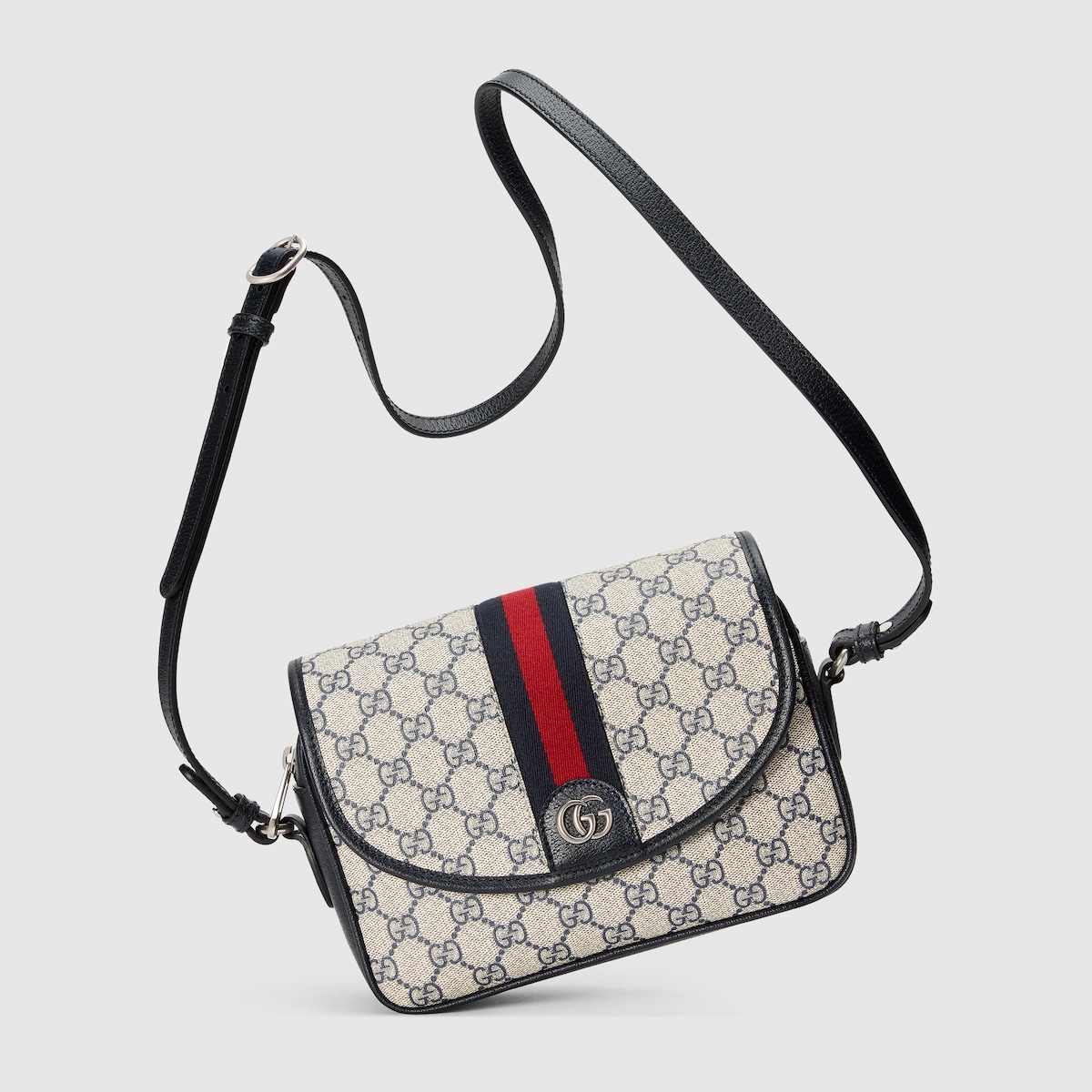 【GUCCI】OPHIDIA GG CROSSBODY BAG Ophidia small shoulder bag in beige and dark brown GG