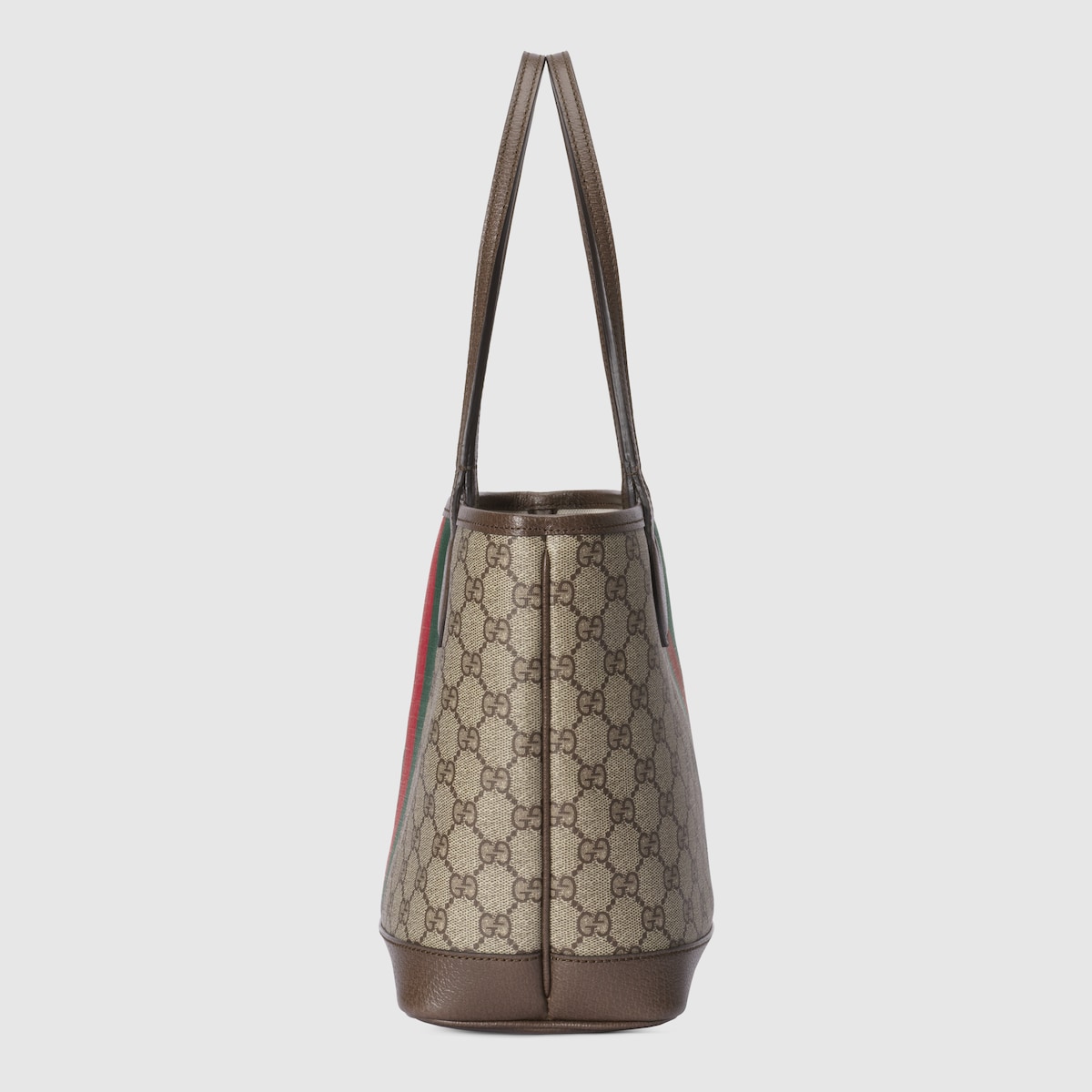 Ophidia Small Tote Bag In Beige And Ebony Supreme 