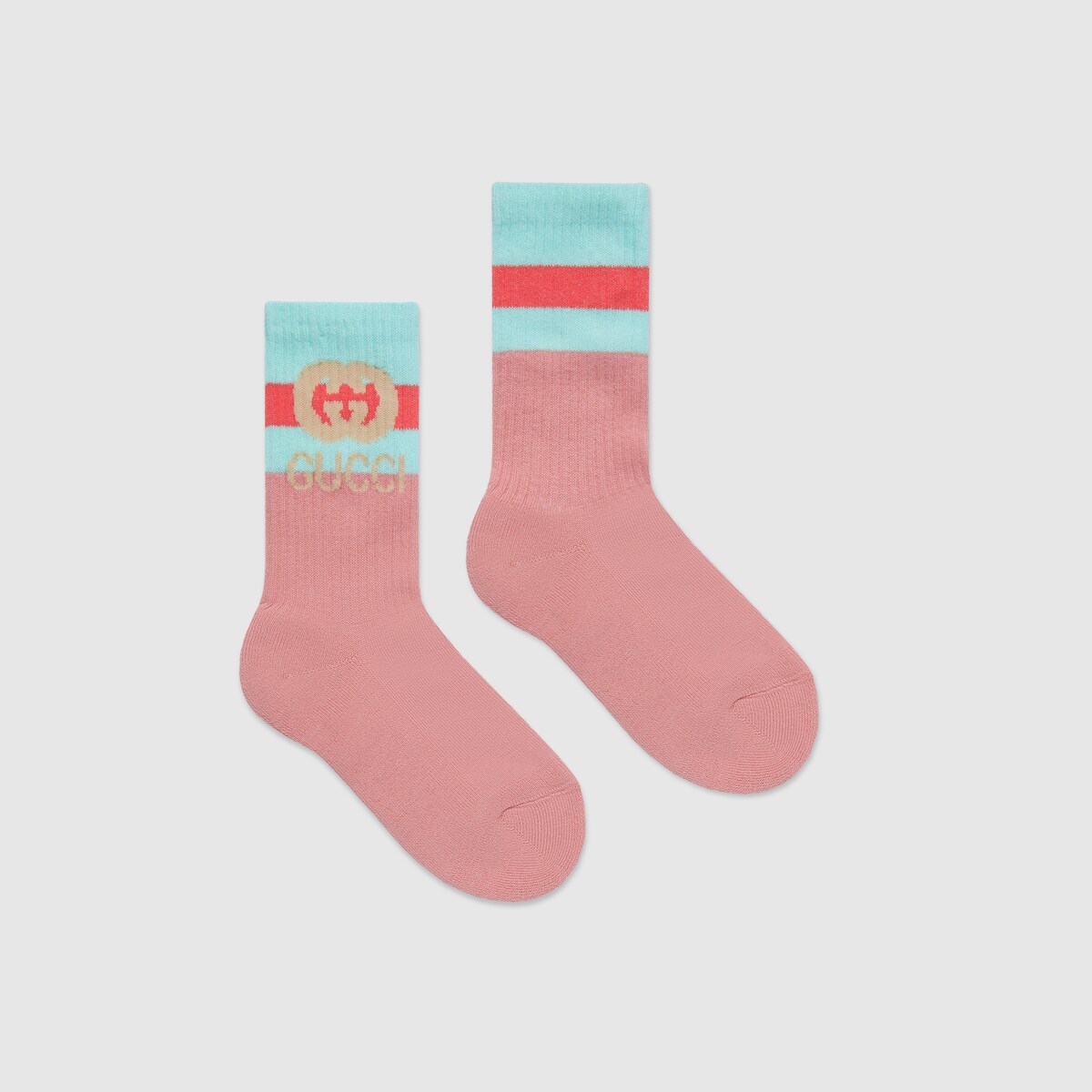 Interlocking g outlet cotton socks