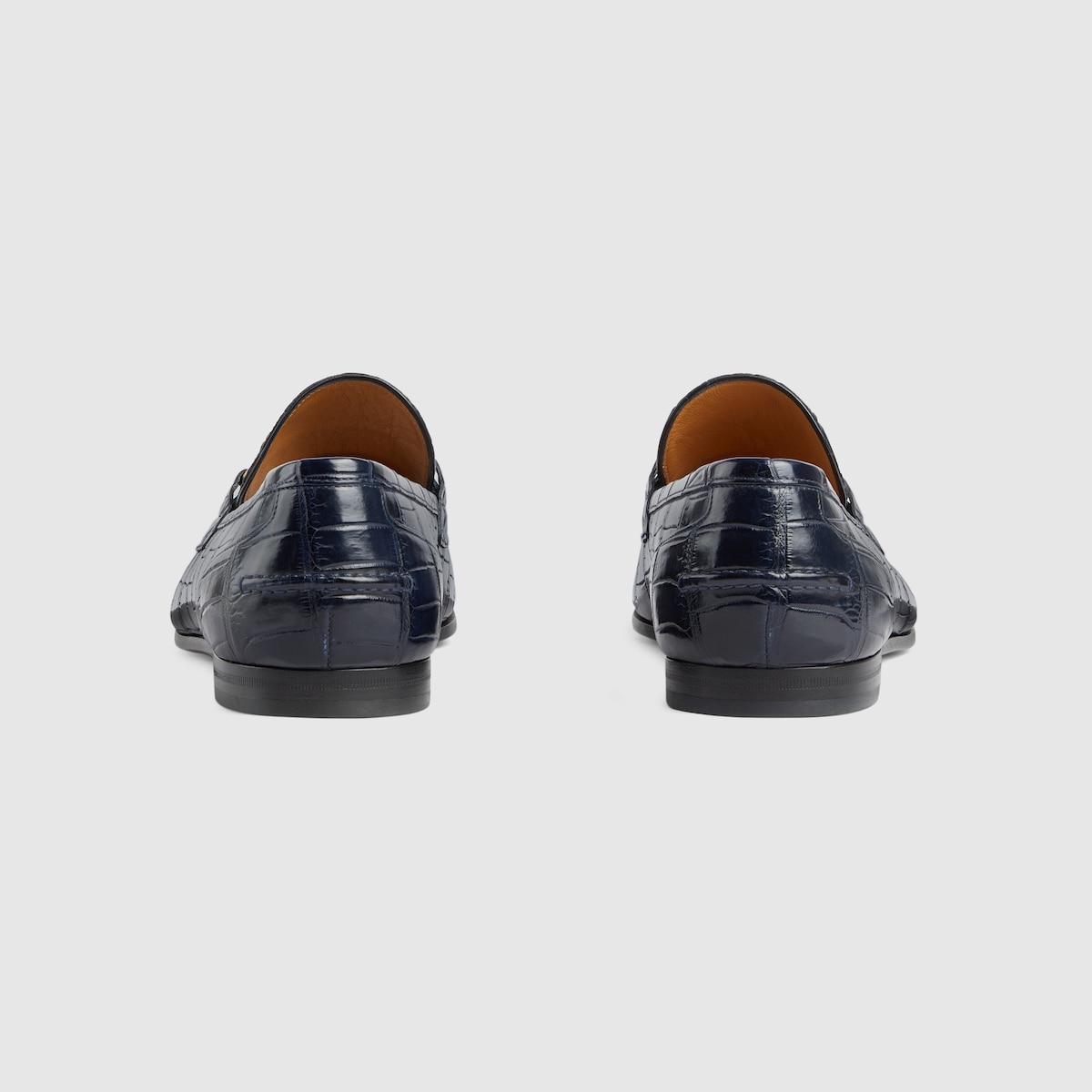 Men s Gucci Jordaan crocodile loafer in blue GUCCI US