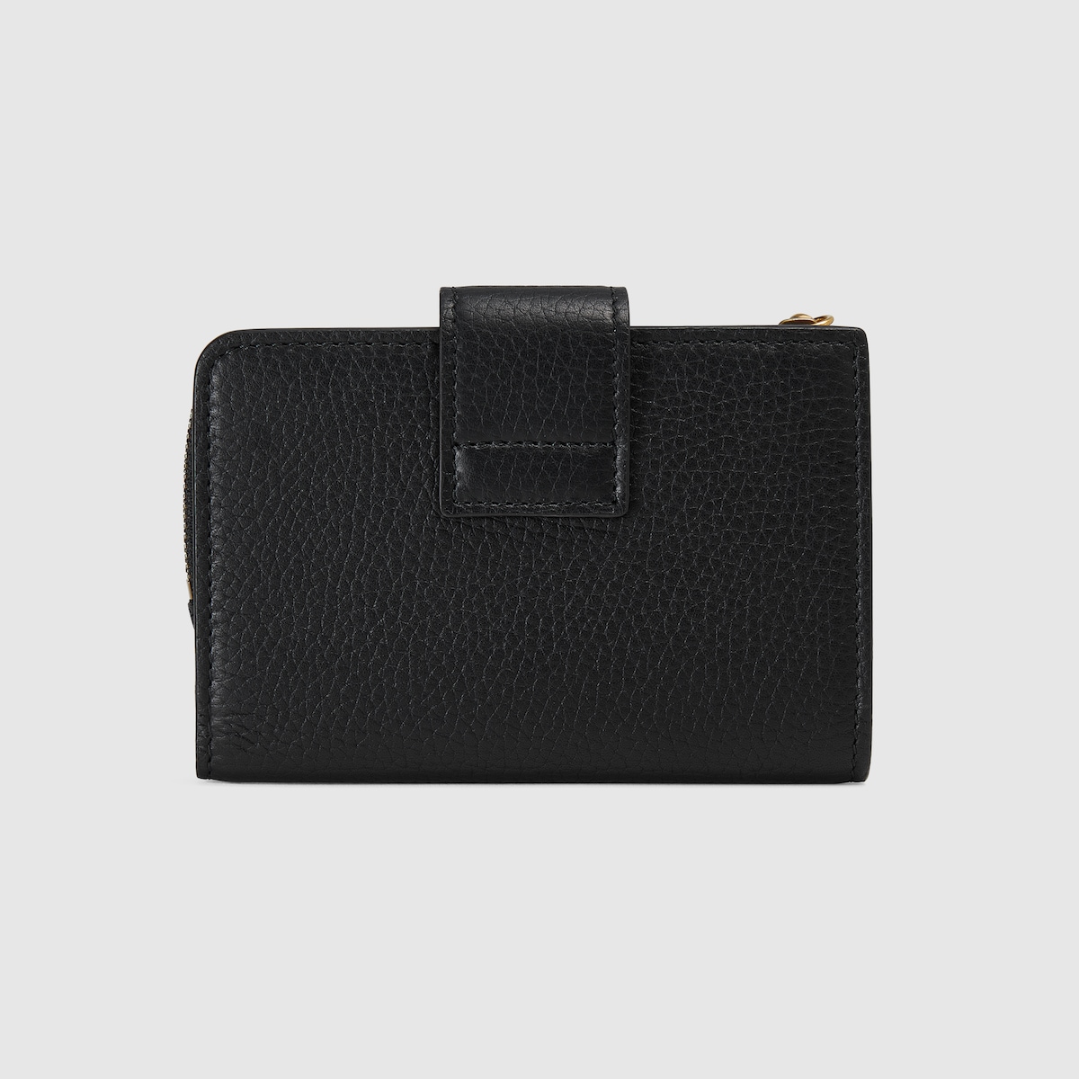 GUCCI グッチ 二つ折り 長財布 バンブー ブラックレザー 箱