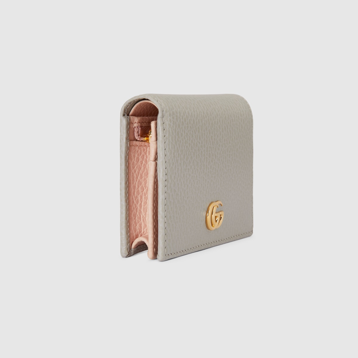 【極美品】グッチ ケース カードケース ダブルG グレー ジップアラウンド 045786_2.jpg